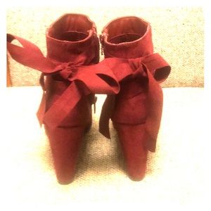 Burgundy Bootie